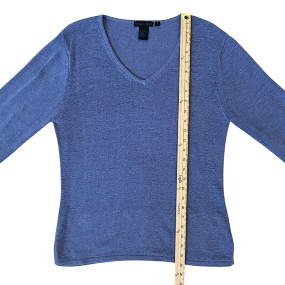 Nomadic Traders Purple V-Neck Women's Sweater - Picture 5 of 8